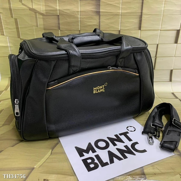 MONTBLANC TRAVEL BAG - Brown