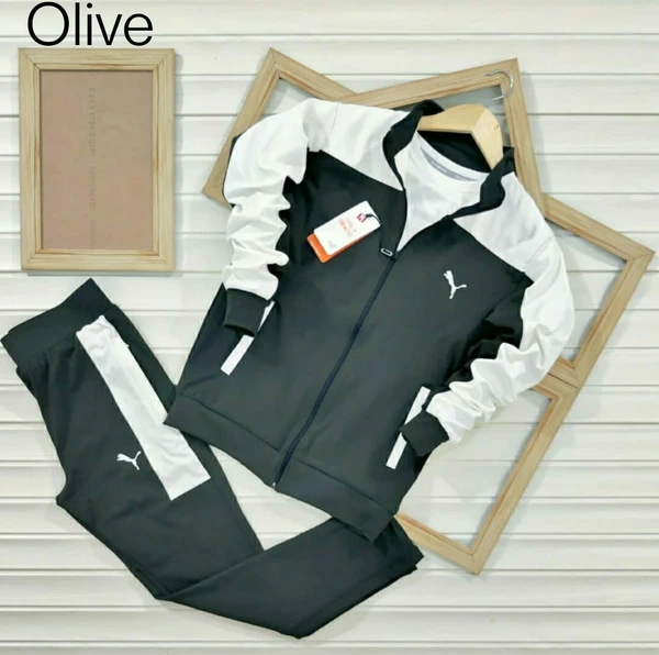 4 Way Lycra Track Suit - Black