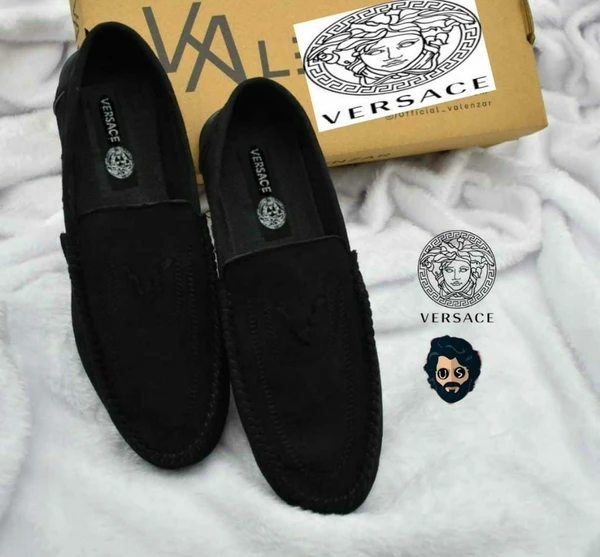 VERSACE LOAFERS - Gray