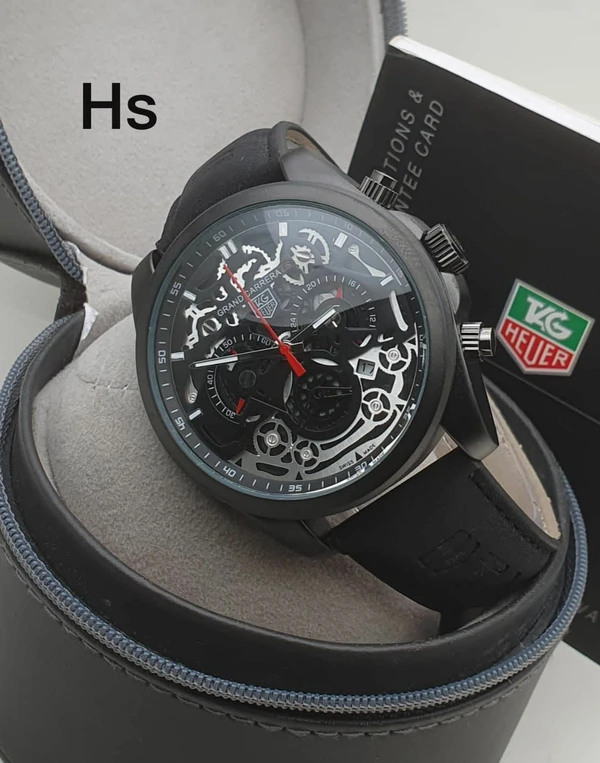 Tag Heuer Leather Belt Watch - Gray