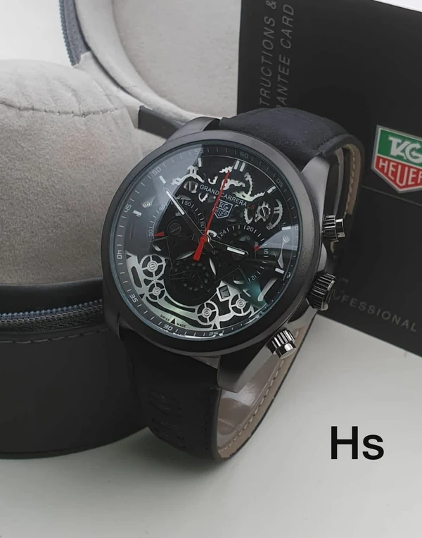 Tag Heuer Leather Belt Watch - Gray