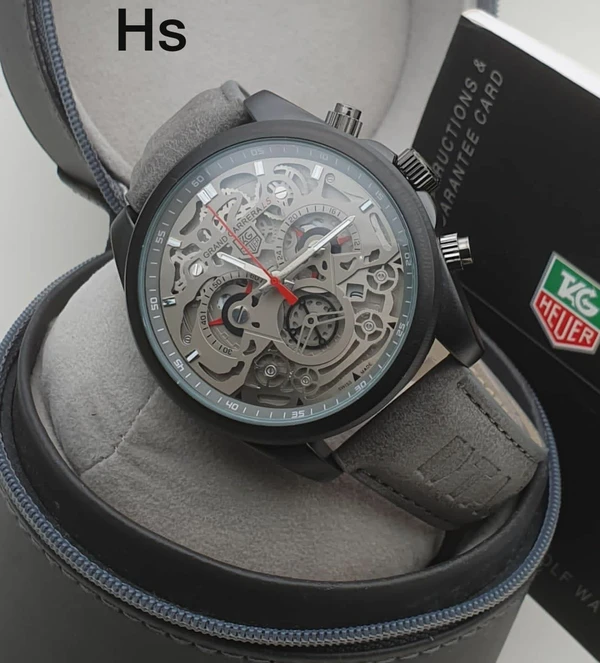 Tag Heuer Leather Belt Watch - Black