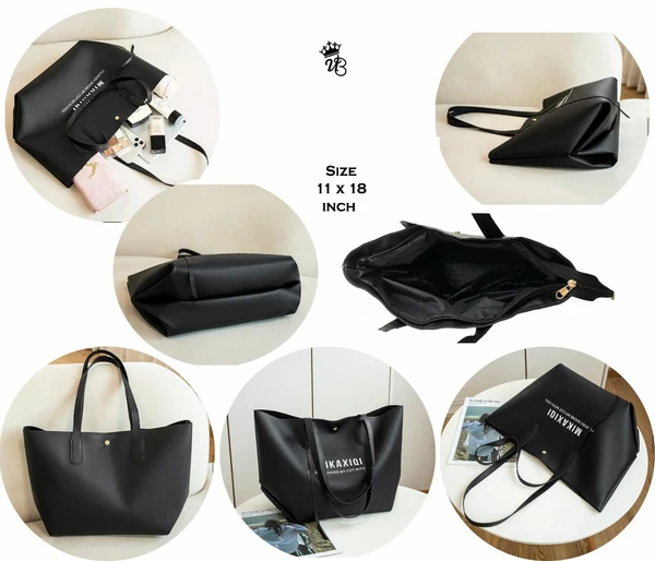 Imported Tote Bag - Black