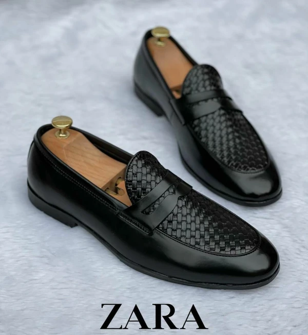 ZARA LOAFERS - Brown, 8