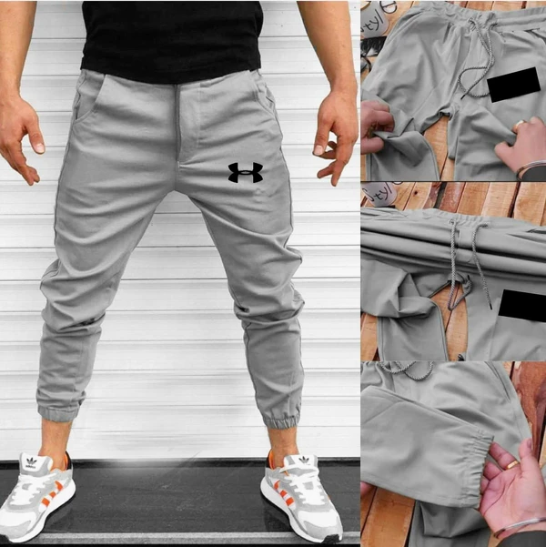 UA LYCRA JOGGERS - Black