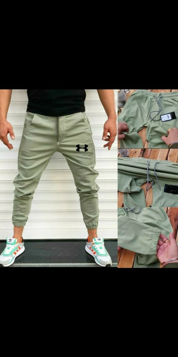 UA LYCRA JOGGERS - Pista Green