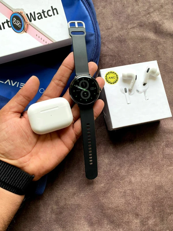 Galaxy watch 3 pro & Airpord Pro white