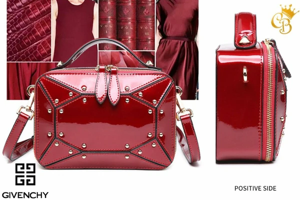 GIVENCHY STYLE CROSS BAG - Maroon