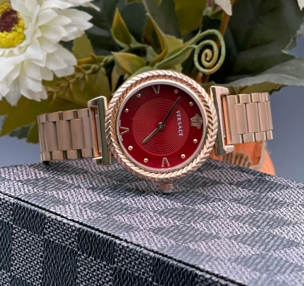 Rose Gold Ladies Versac Watch