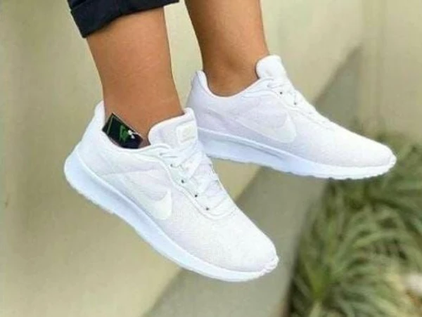 Casual Running Shoes - White
