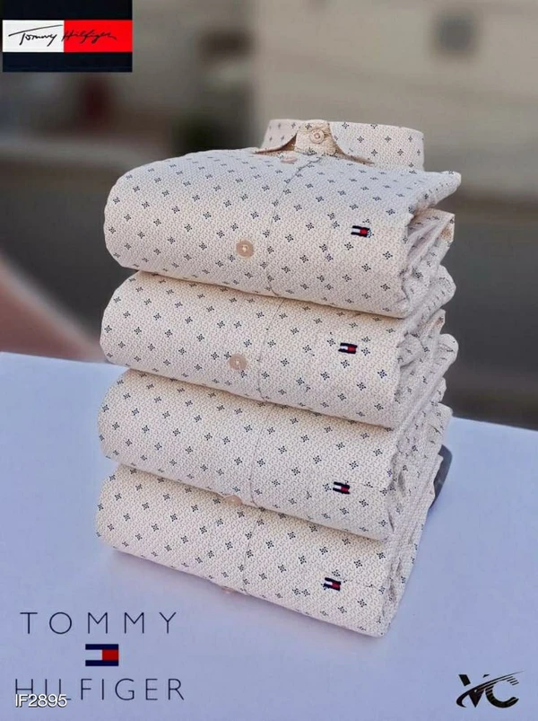 Tommy Full Sleeve Cotton Shirt - XL-42