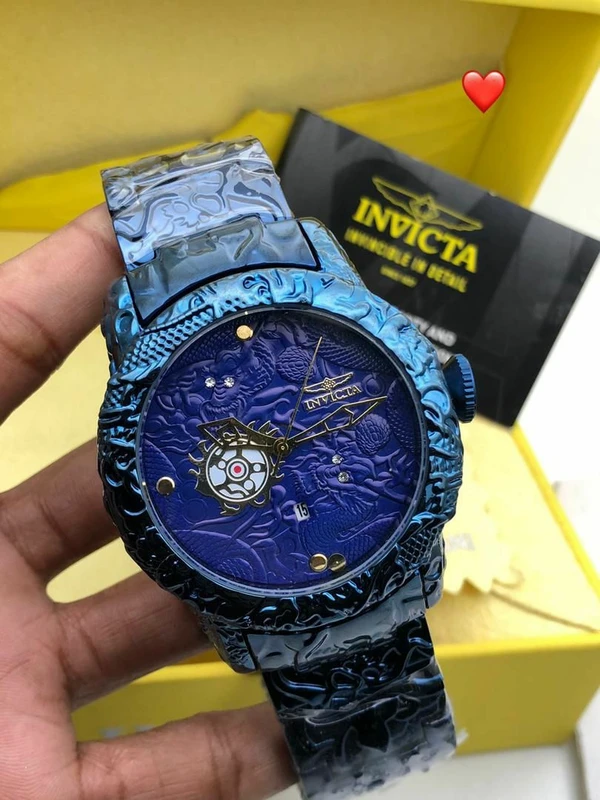 Invicta Quartz Men's Watch - Black Dial