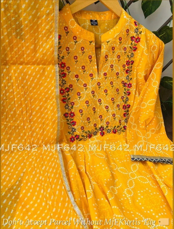 Stitched Kurti Palazzo And Dupatta  - M