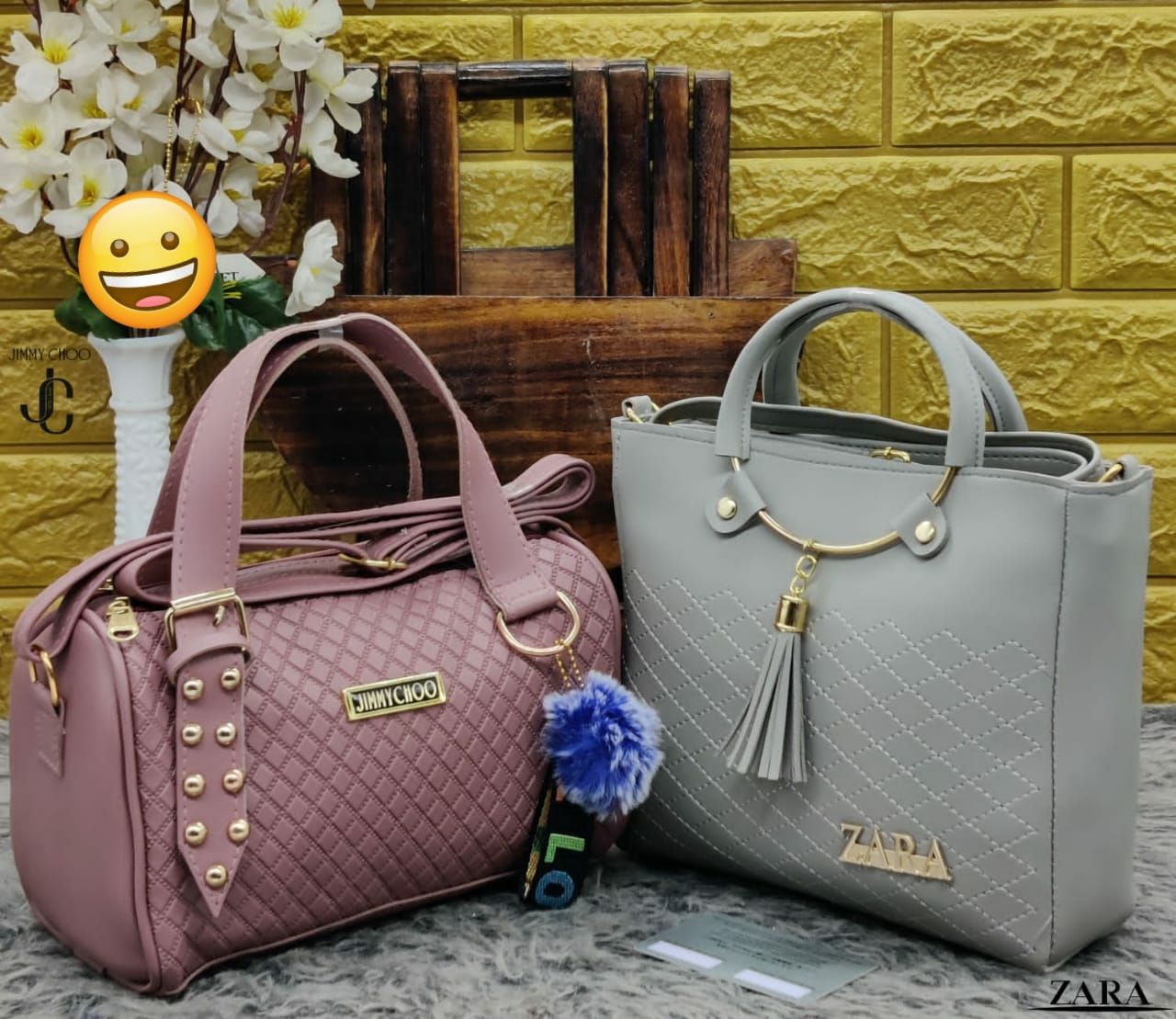 Buy Jimmy Choo Women's PU Handbag (Cream,B-HA 1) at Amazon.in
