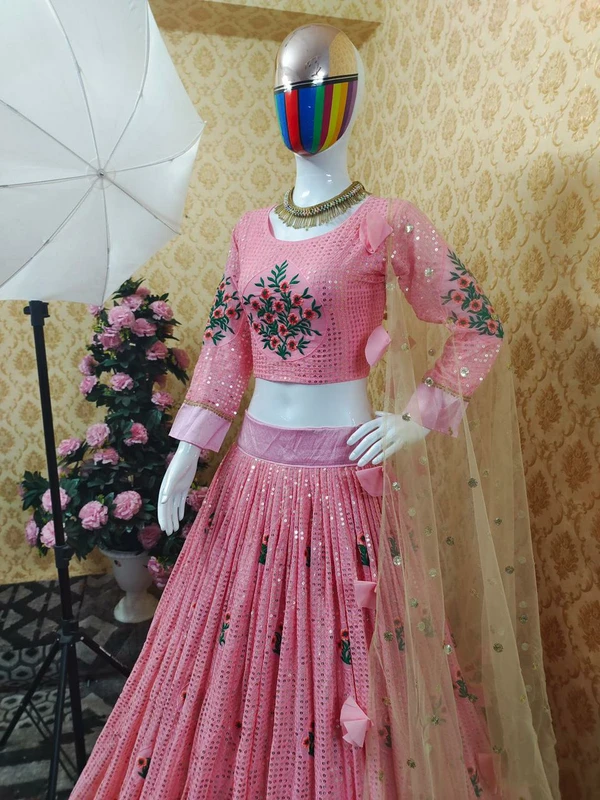 Lehenga Choli - Peach