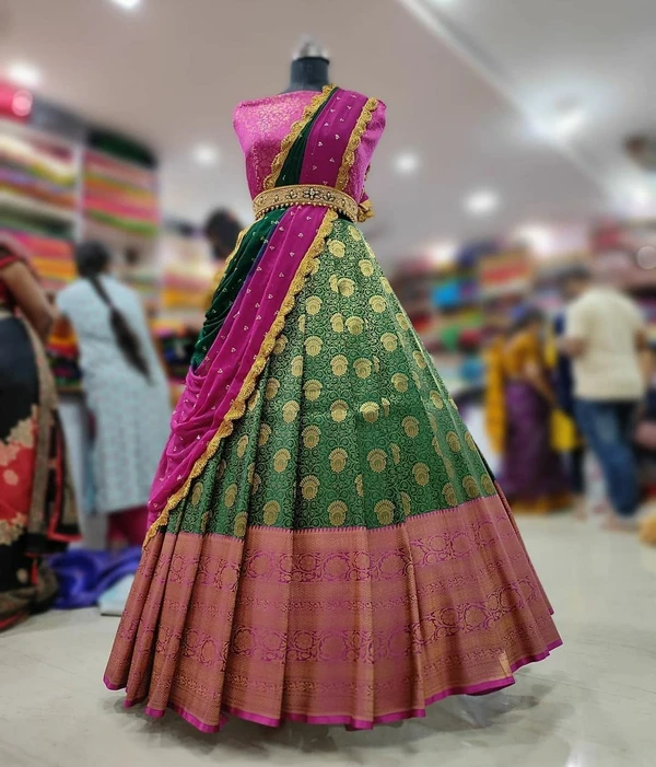Kanjivaram Silk Half Saree