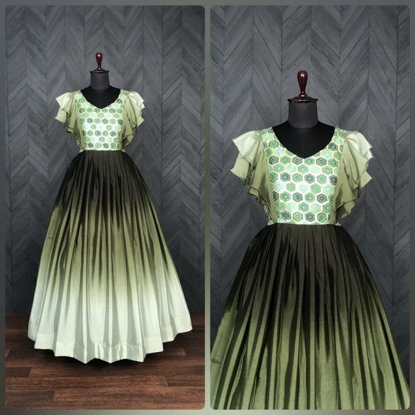 Chinon Gown - Green