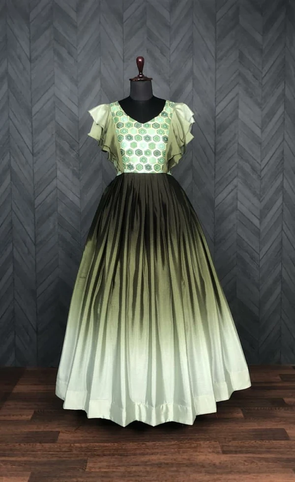 Chinon Gown - Green