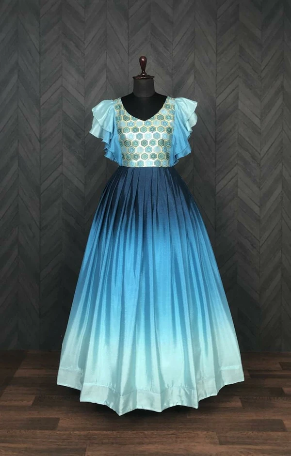 Chinon Gown - Blue