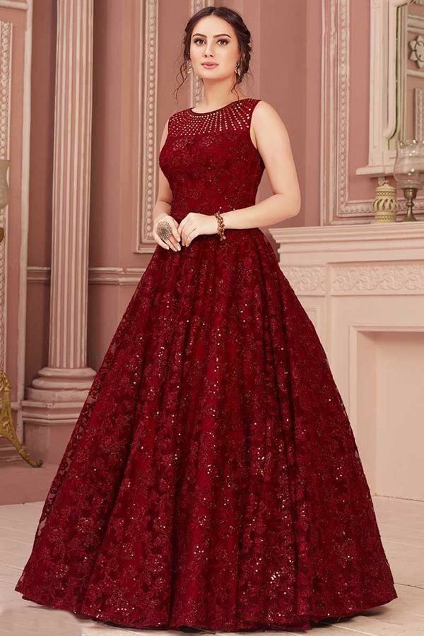 Gowns (गाउन) - Upto 50% to 80% OFF on Indian Gowns Designs Online at Best  Prices In India | Flipkart.com