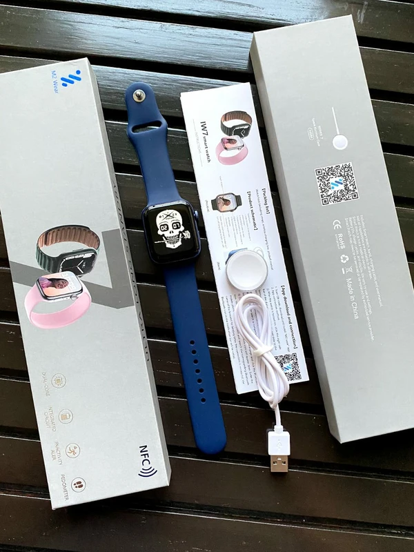 IW7 Series 7 Smart Watch - Blue