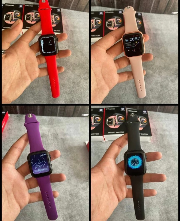 i7 Pro Max Smart Watch - Red