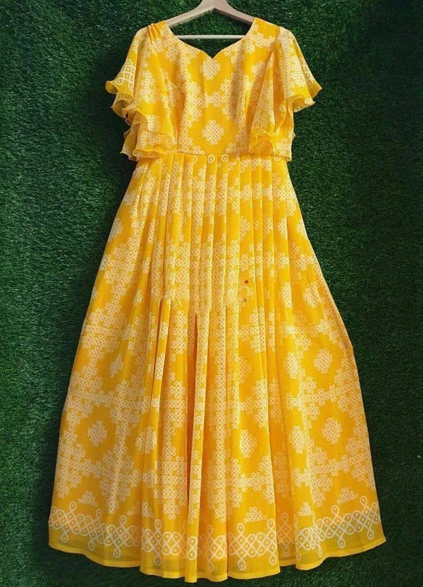 Printed Maxi Gown - XL