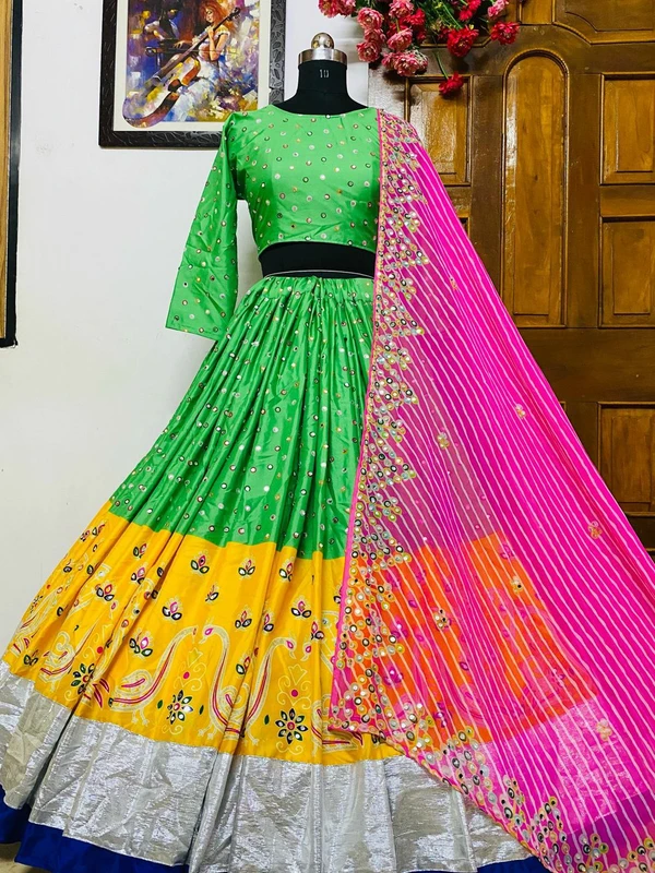 Real Mirror Lehenga Choli