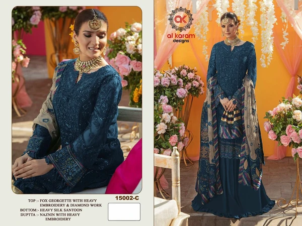 Designer Pakistani Alkaram Suit - C