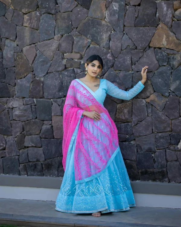 Lehengha Choli with Dupatta