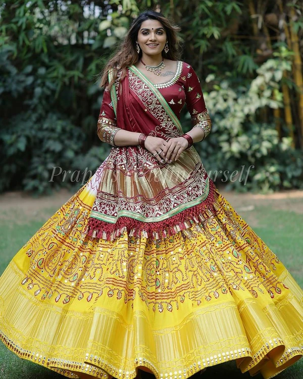 Butter Silk Lehenga Choli