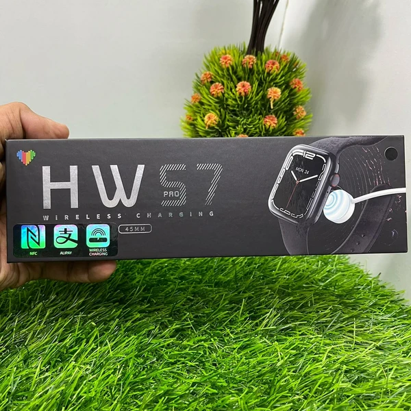 HW57 Pro 45mm Series 7 Smart Watch - Black
