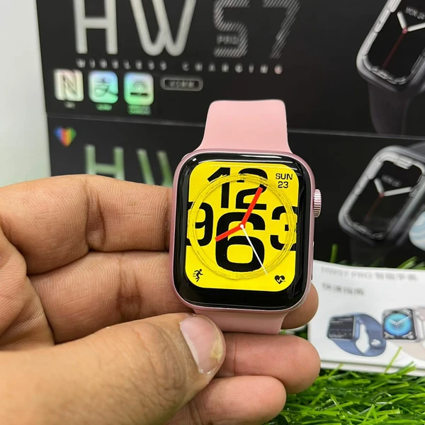 HW57 Pro 45mm Series 7 Smart Watch - Pink