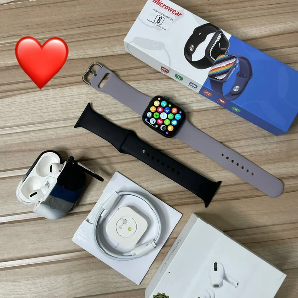 W17 Smart Watch And Airpods Pro Combo - Combo 4