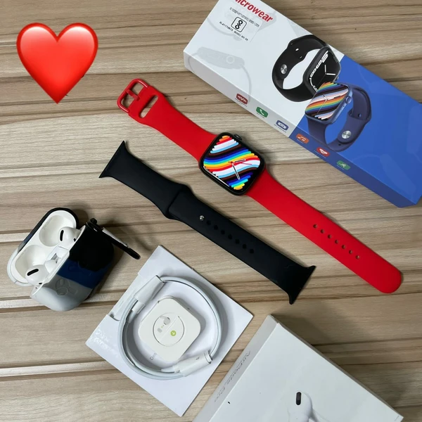 W17 Smart Watch And Airpods Pro Combo - Combo 5