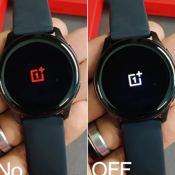 One+ Round Dial Smart Watch - Black