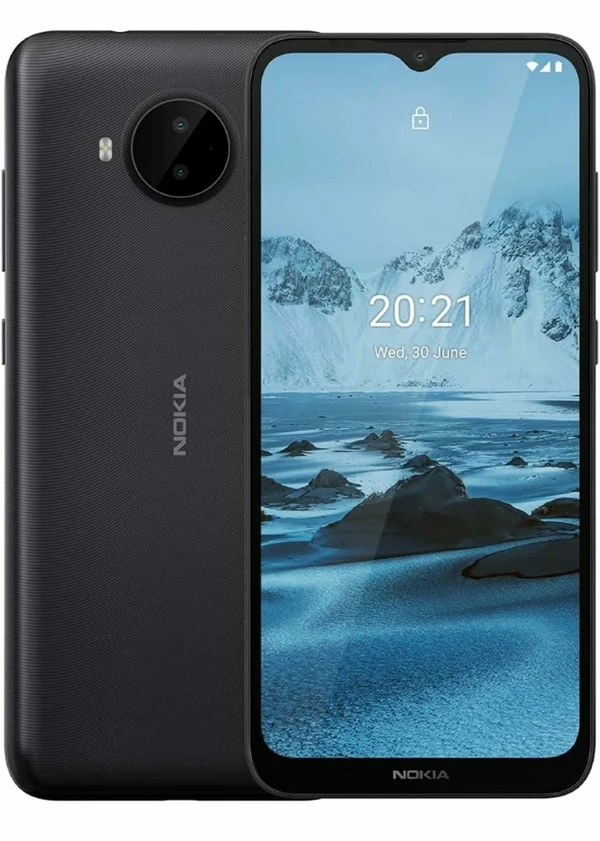 Nokia C20 Plus Dark Grey, 6.5" HD+ Screen, 32GB Storage, 2GB RAM - Ocean Blue