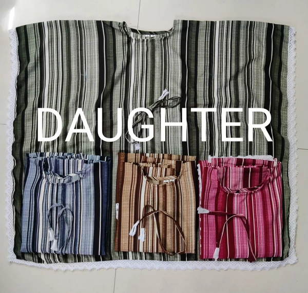 Mother Daughter Combo - Pink, M - 38