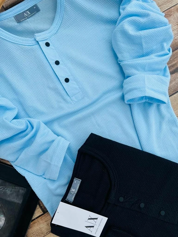 AE Full Sleeve T-shirt - Blue, XL-42
