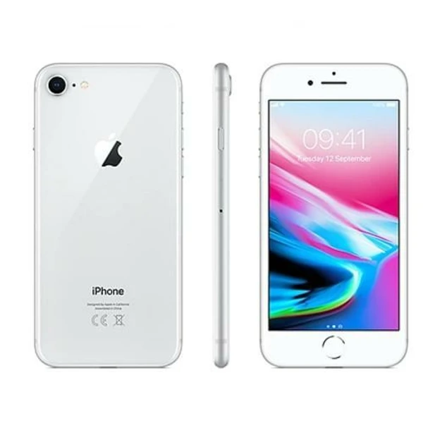 Apple iPhone 8 Silver (Refurbished) - 128GB, Silver