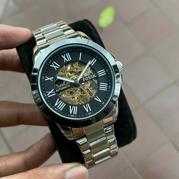 Fossil Clone Automatic Skeleton Watch