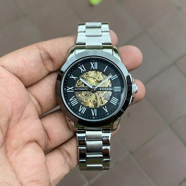 Fossil Clone Automatic Skeleton Watch