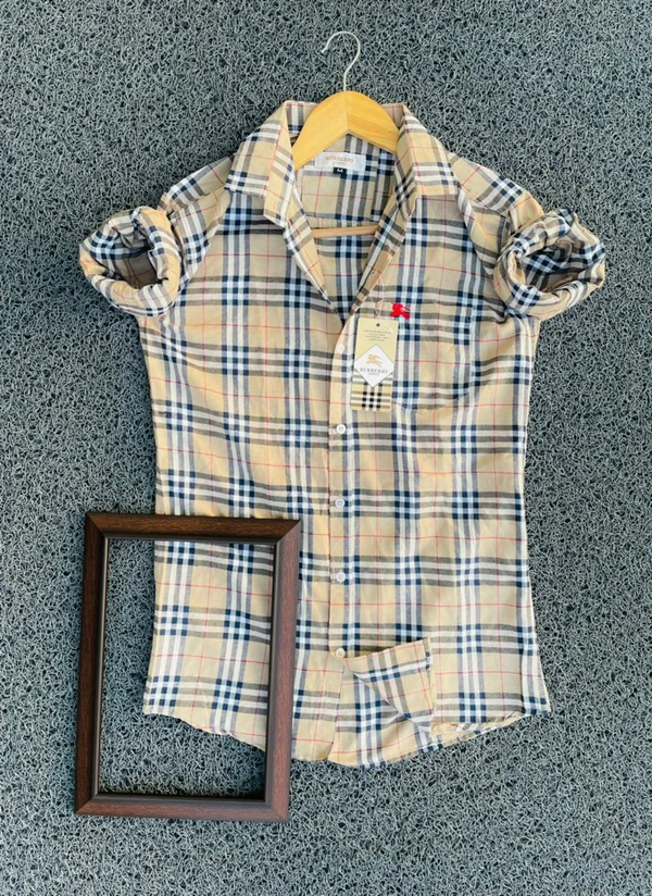 Burberry Checked Cotton Shirt - Colour 1, M-38