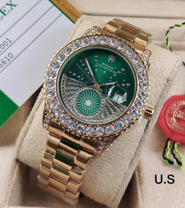 Brand Rolex AD Diamond Watch - Style 1