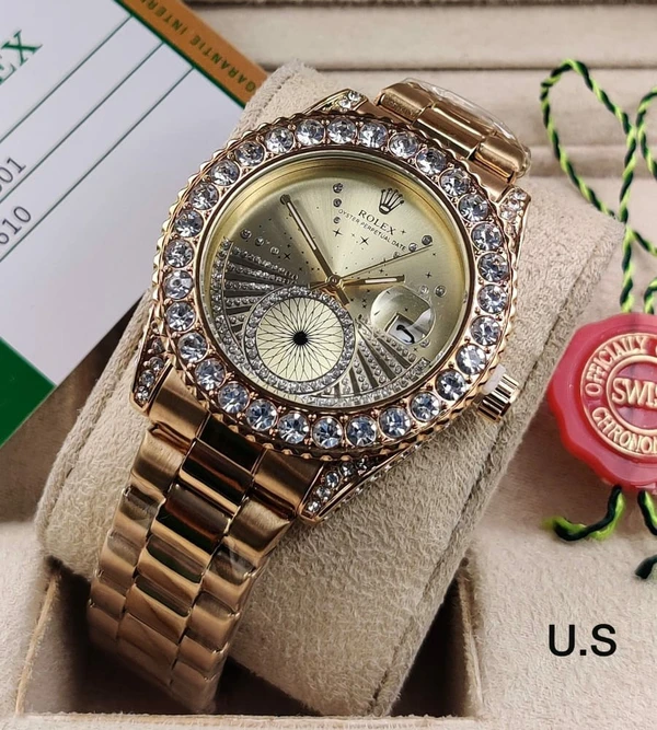 Brand Rolex AD Diamond Watch - Style 1