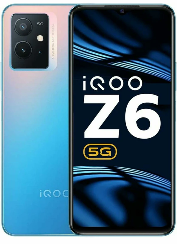 Vivo iQOO Z6 5G (8GB RAM, 128GB Storage) - Chromatic Blue