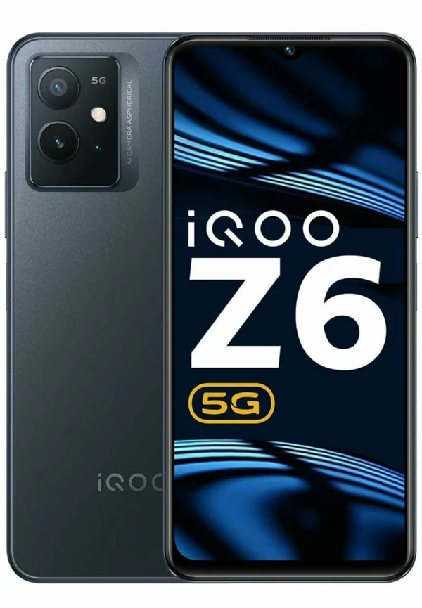 Vivo iQOO Z6 5G (8GB RAM, 128GB Storage) - Dynamo Black