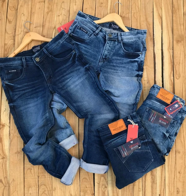 Armani Denim Jeans For Men - Dark Blue, 30