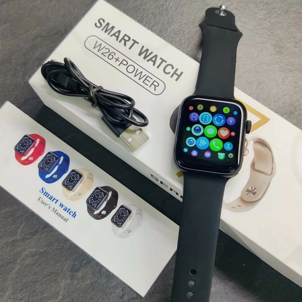 W26+ Power Series 7 Smart Watch - Black