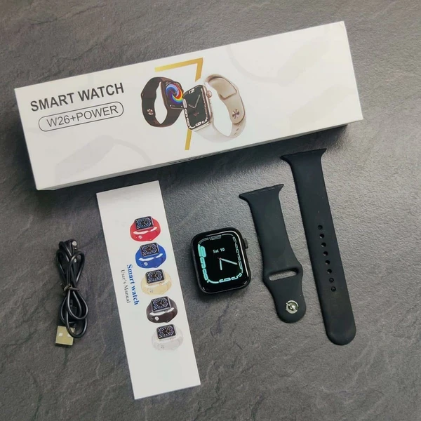 W26+ Power Series 7 Smart Watch - Black